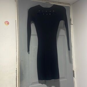 Black New Look ribbed dress